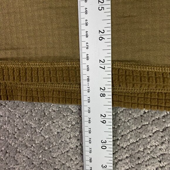 Peckham Polartec Fleece Pullover Mens XL Coyote Brown 1/4 Zip 1/2 Zip USMC - Picture 11 of 11